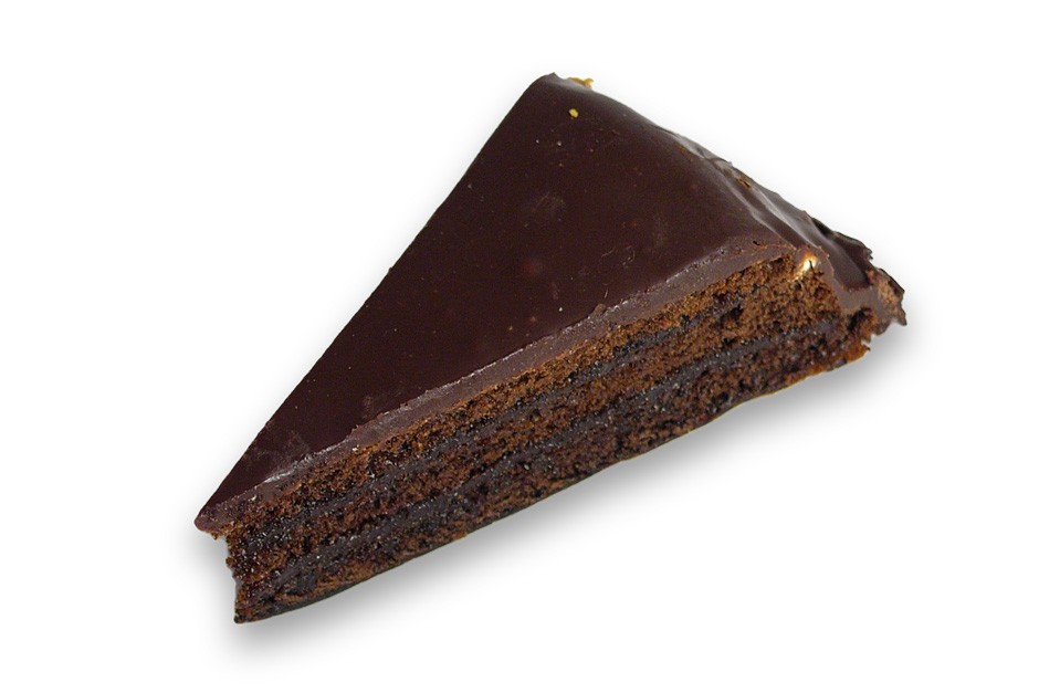 Chocolade taartpunt