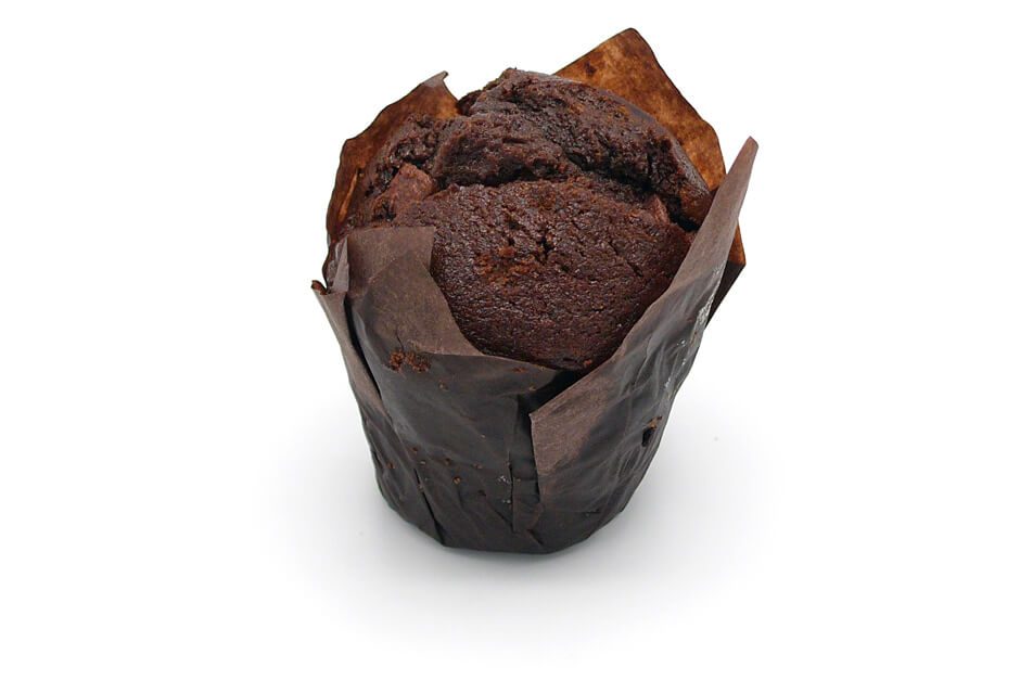 Muffin dubbel-chocolade