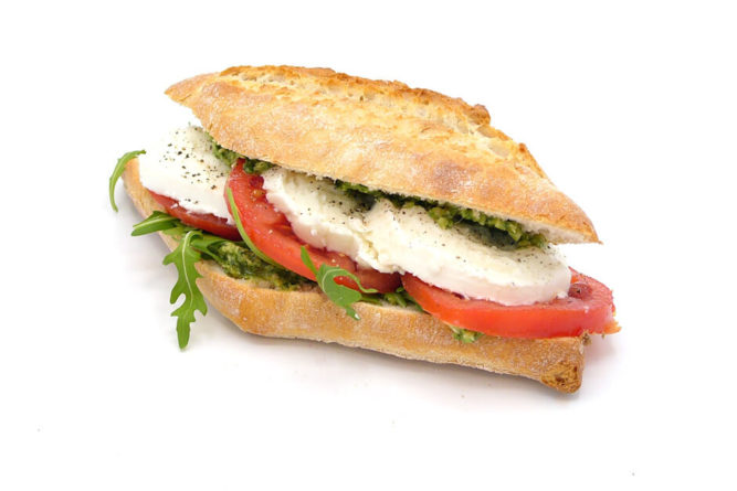 Broodje luxe mozzarella