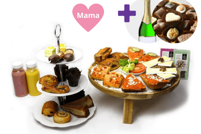 Moederdag High Tea luxe met bubbels + chocobox